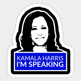 kamala harris im speaking Sticker